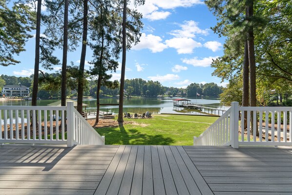 Property grounds - CottageVacations4u "All Decked Out" Lakefront- - swim platform-boat house-boat ramp- (Mooresville)