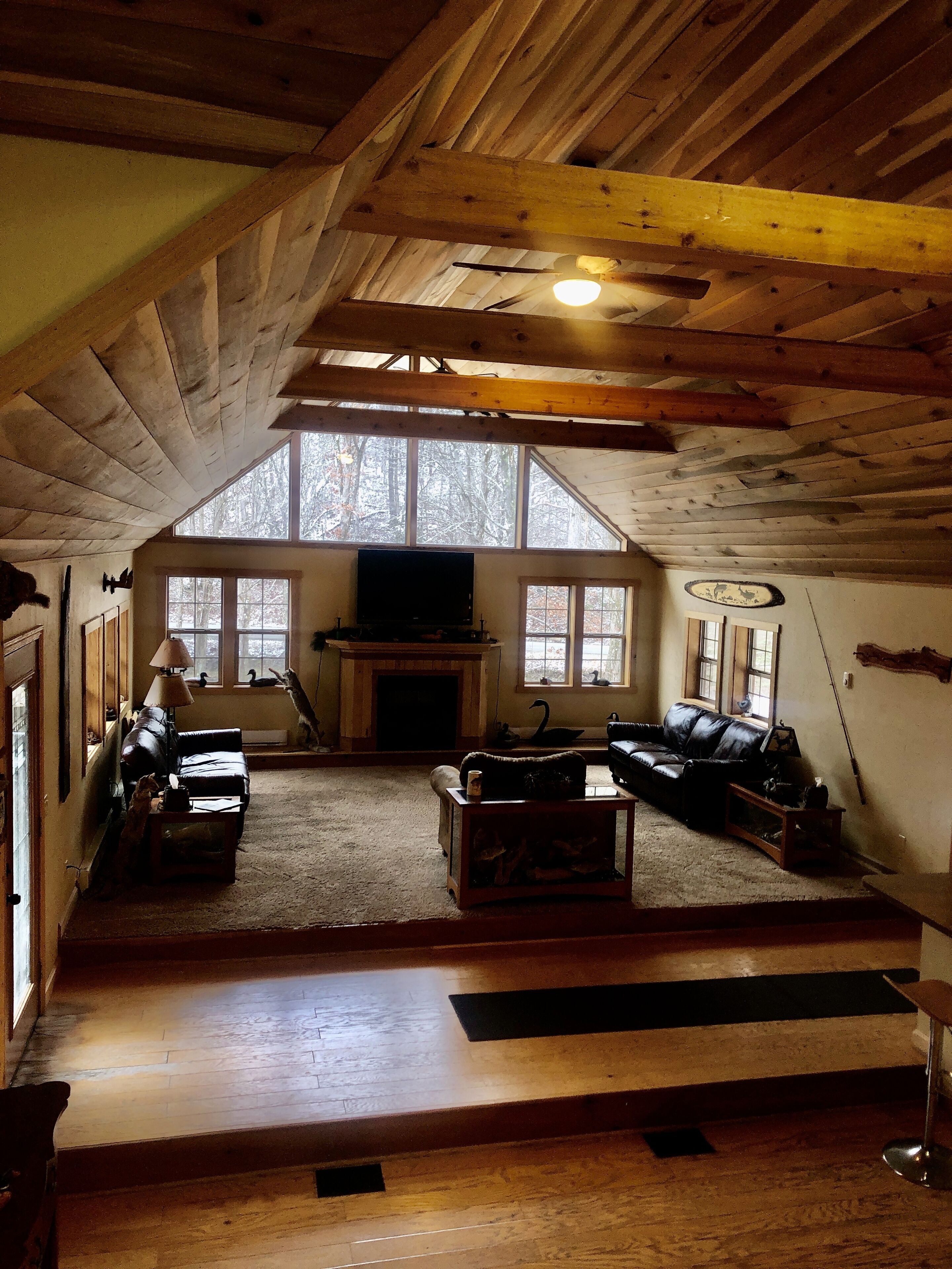 Smart-tv, pejs, dvd-afspiller, stereoanlæg