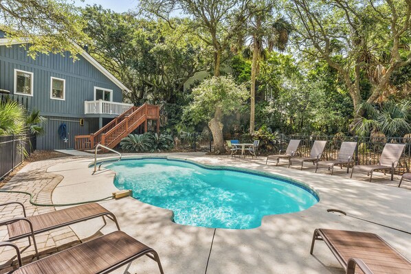 Außenpool, beheizter Pool