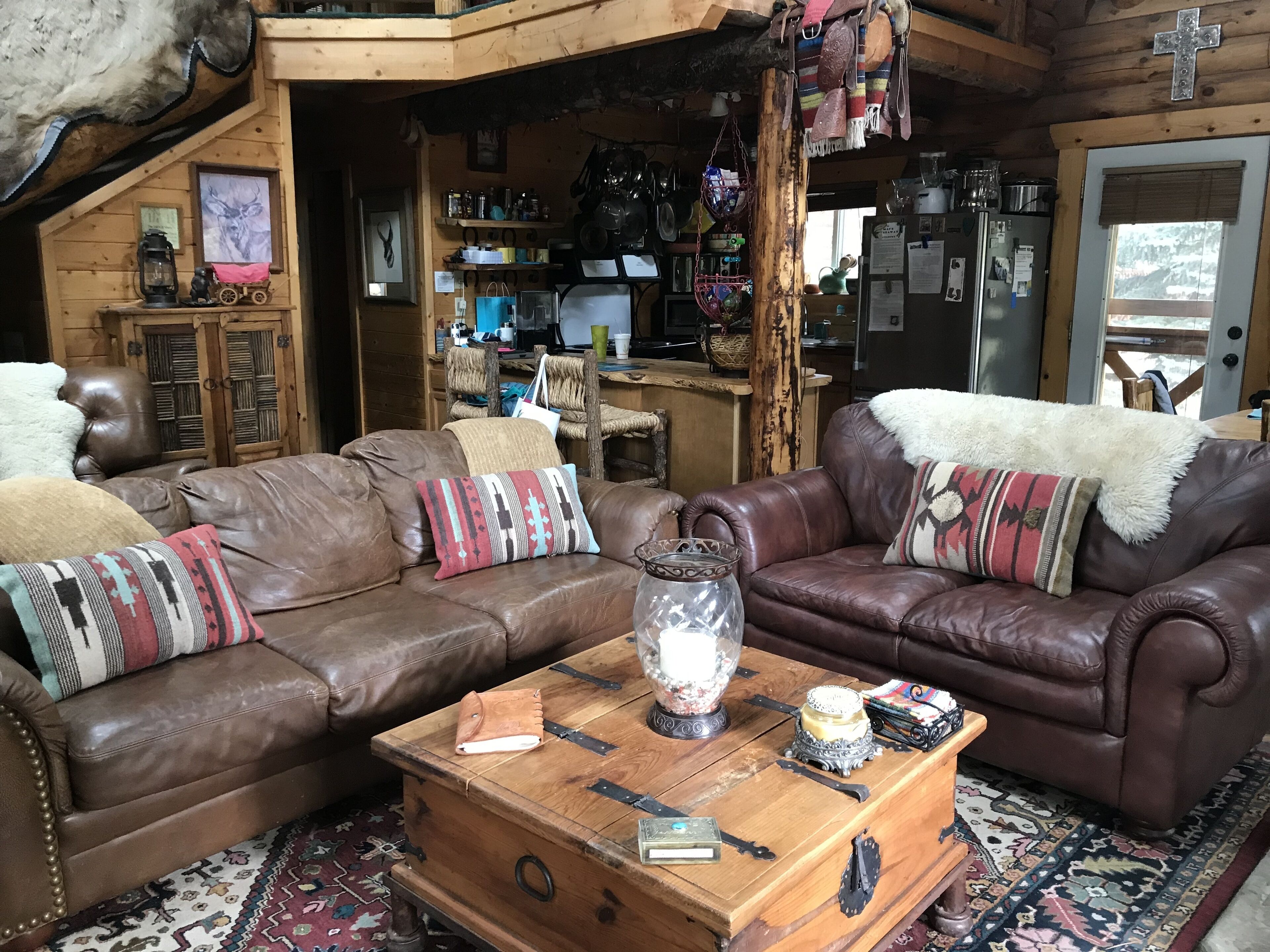 SAN JUAN RIVERFRONT LOG CABIN WITH NAT'L FOREST MTN VIEWS! *MAC'S HIDEAWAY*