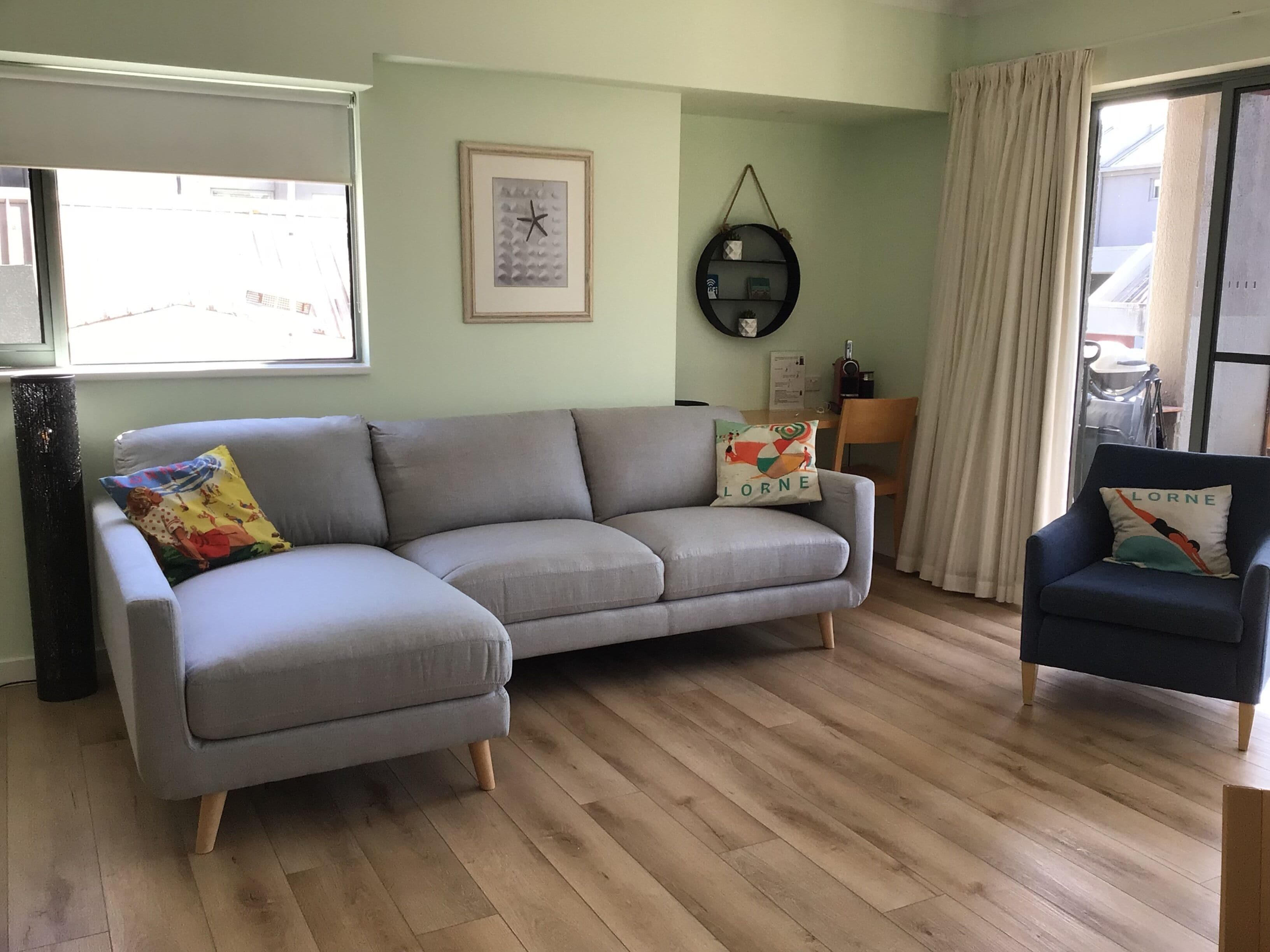 TV, ping pong, books