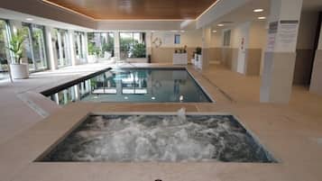 Indoor pool, a heated pool