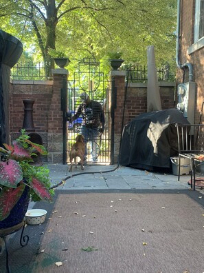 Enceinte de l’hébergement