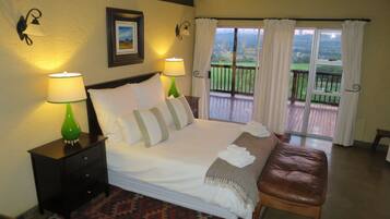 2 bedrooms, in-room safe, iron/ironing board, WiFi