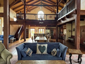 Smart TV, fireplace, video game console, DVD player