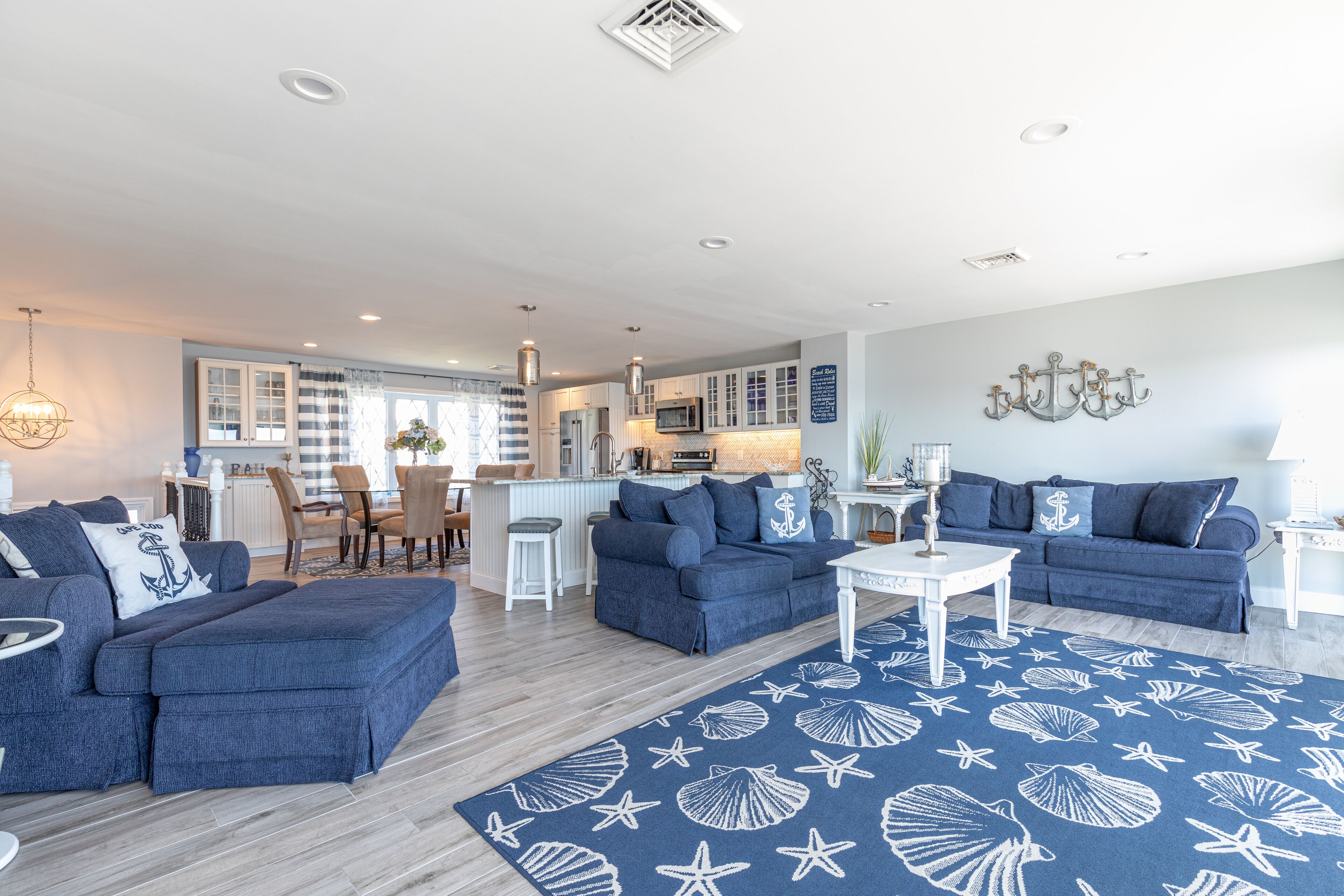 Stunning waterfront with sandy beach & dock!