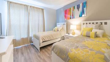 2 多间卧室、熨斗/熨衣板、免费 WiFi、床单