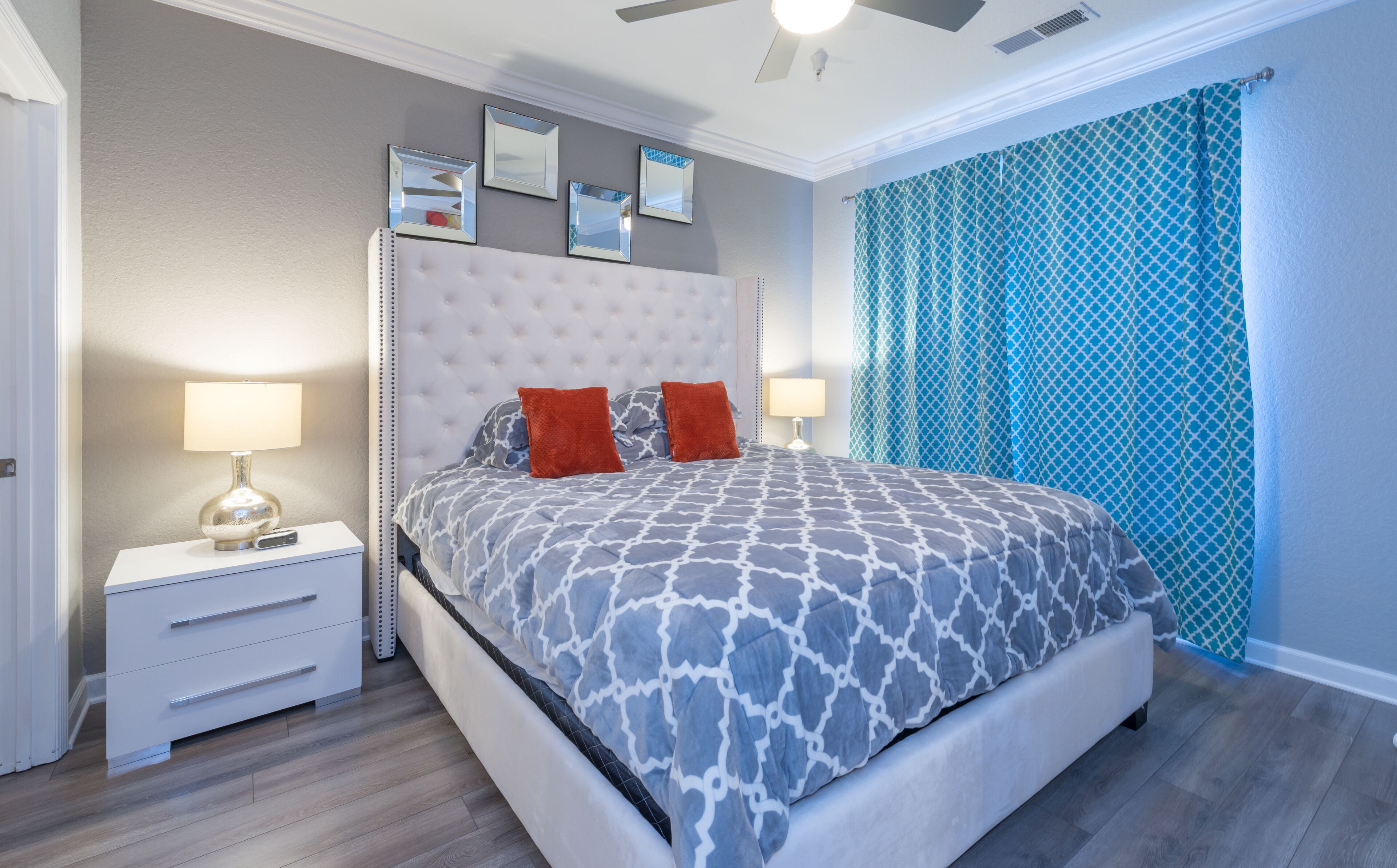 2 habitaciones, tabla de planchar con plancha y wifi gratis 