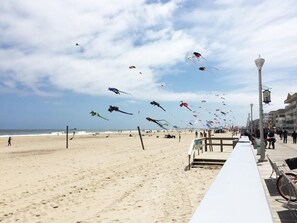 På stranden