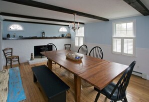 Dining - 114 Long Pond Rd - Pet-friendly modern home, fenced-in backyard, outdoor shower (Barnstable)