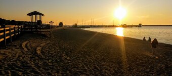 Get away from it all and relax with a view of Lake Huron in Downtown Port Austin