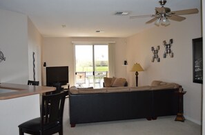 TV, DVD player, stereo, printers