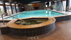 Indoor pool, outdoor pool
