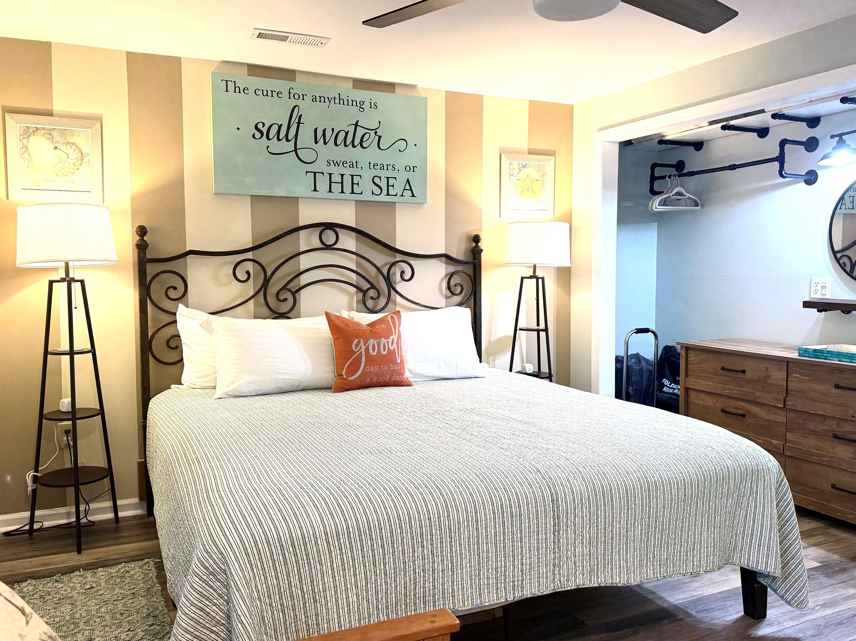 1 bedroom, iron/ironing board, travel cot, free WiFi