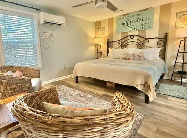 1 bedroom, iron/ironing board, travel crib, free WiFi