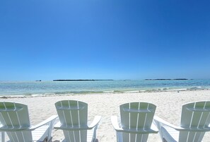 On the beach - Sanibel Harbour Resort Bay View Tower 135: Overlooking the private beach with stunning sunsets. (Fort Myers)