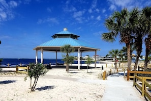 Sun loungers, beach towels