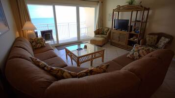 TV, books, video library