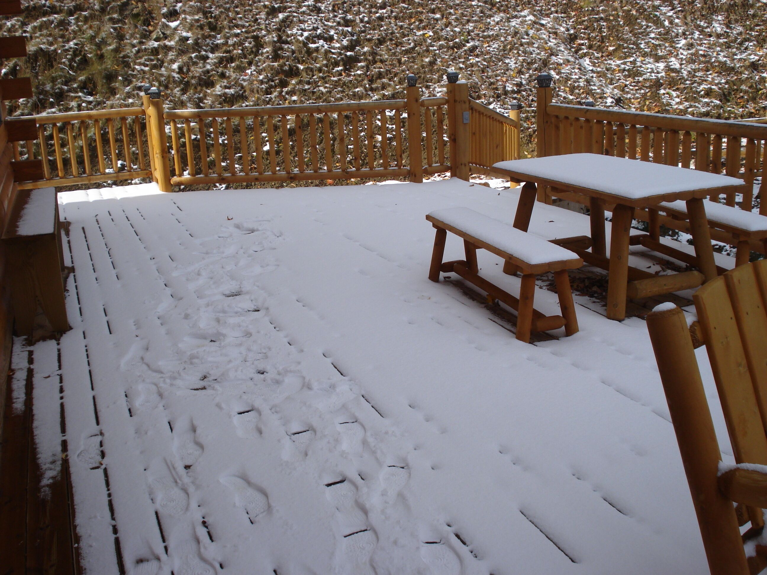 Snow on Deck