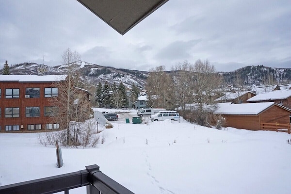 Balcony View of the Ski Mountain