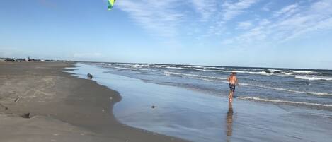 Sun loungers, beach towels