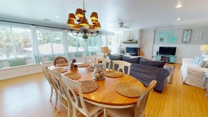 Dining - Spacious Retreat w/ Multiple Levels Of Living Space + Private Pool (Tybee Island)