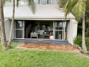 New sliding doors onto your view and backyard.