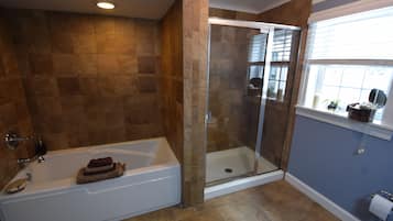 Towels, soap, shampoo, toilet paper