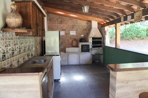 Fridge, microwave, oven, stovetop - Complete farm in São Pedro, DISCOVER THE BEST IN SÃO PEDRO  (São Pedro)