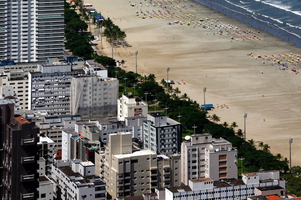 The sea in Santos.