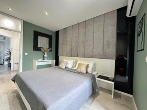 3 soverom, strykejern/-brett, reiseseng for barn og wi-fi