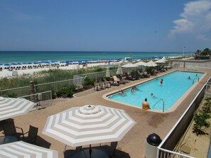 Outdoor pool -  Great place to find your lost shaker of salt!BOOK EARLY FOR SPRING AND SUMMER
 (Panama City Beach)