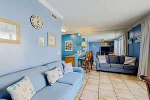 Smart TV, DVD player, music library, video library