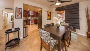 Dining - Central Oasis-Luxury Furnished Rental w/Waterfall, Grotto, & Outdoor Kitchen (Tucson)