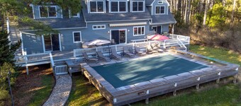 Private 2 Acre Waterfront Family Retreat with Pool & Pier