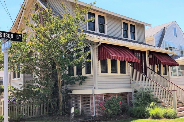 Front view of the house