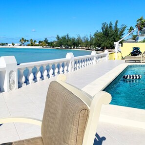 Outdoor pool, a heated pool - Luxury Beach--front house, perfect location! Cable Beach BEAUT! Walk to Baha Mar (Cable Beach, Nassau)