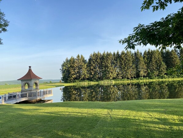 Property grounds - Stunning Log Home on Private Lake- Country at its best (Waterville)