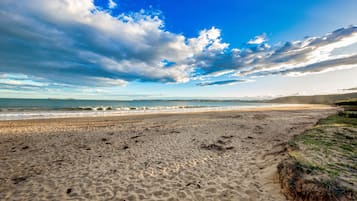On the beach