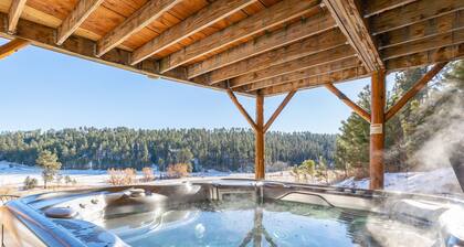 Black Hills Cabin Retreat Near Deadwood and Sturgis with Hot Tub and Deck Views!