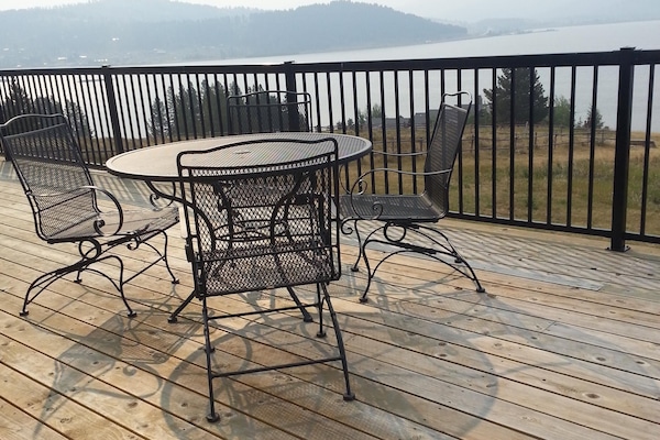 Deck overlooking the lake