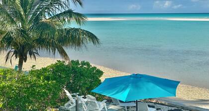 Beachfront large 2/2 on Spanish Wells' northside beach. Sun deck by the water.