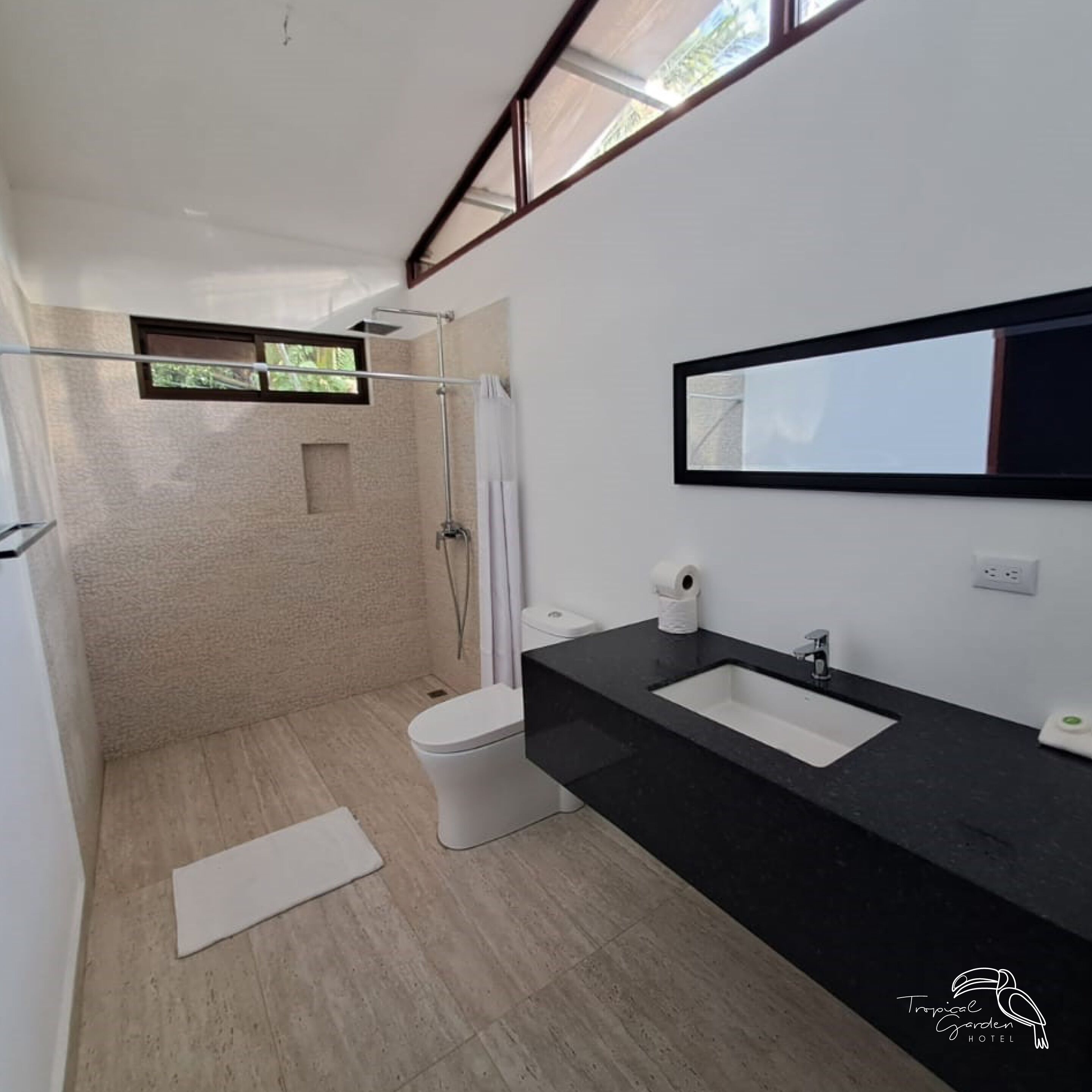 classic house, multiple beds, non smoking, pool view | bathroom | shower, towels