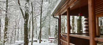 Quaint, Private log cabin mountain top retreat