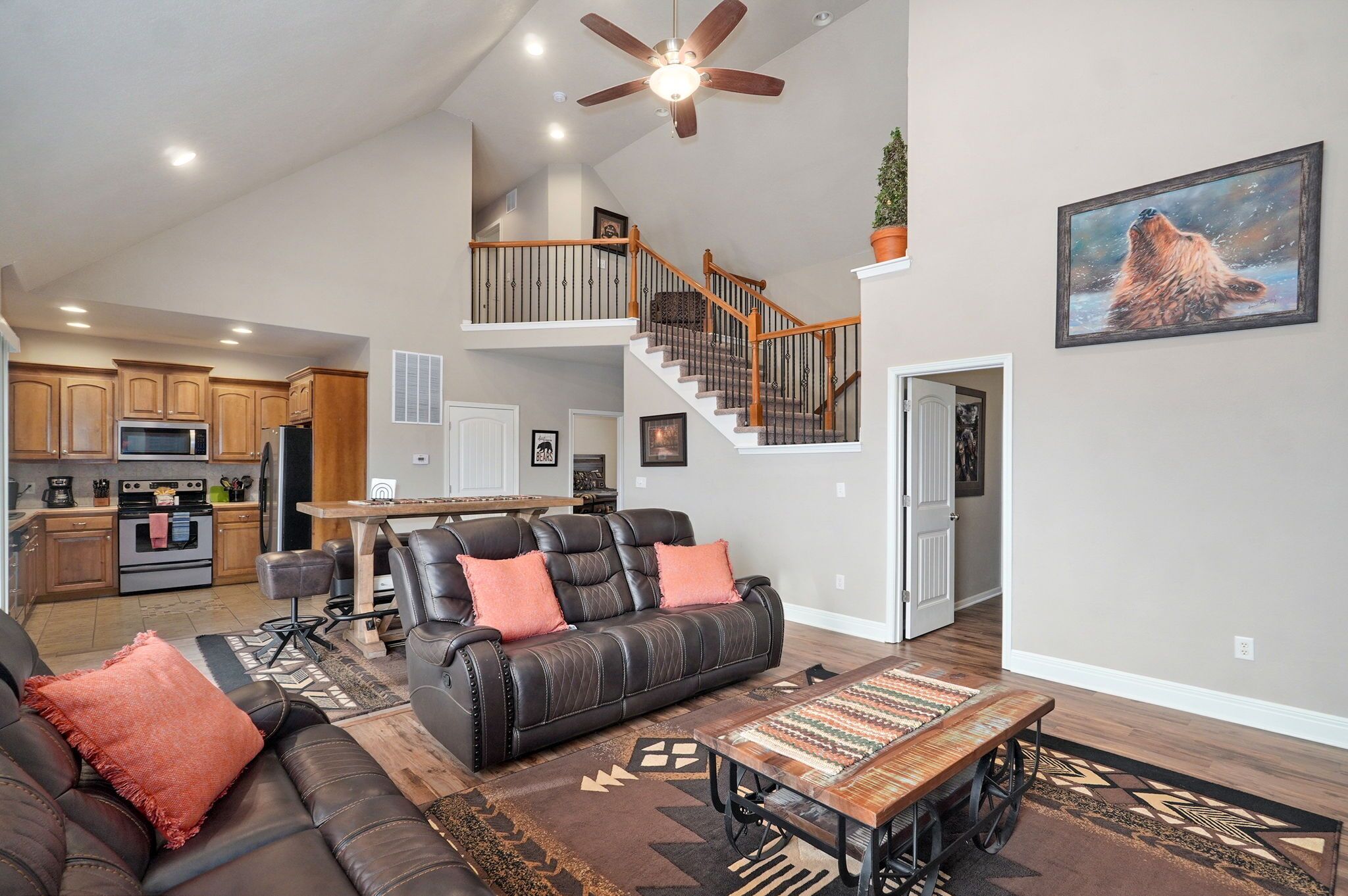 Smart TV, fireplace, Netflix, DVD player