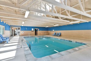 Indoor pool, a heated pool