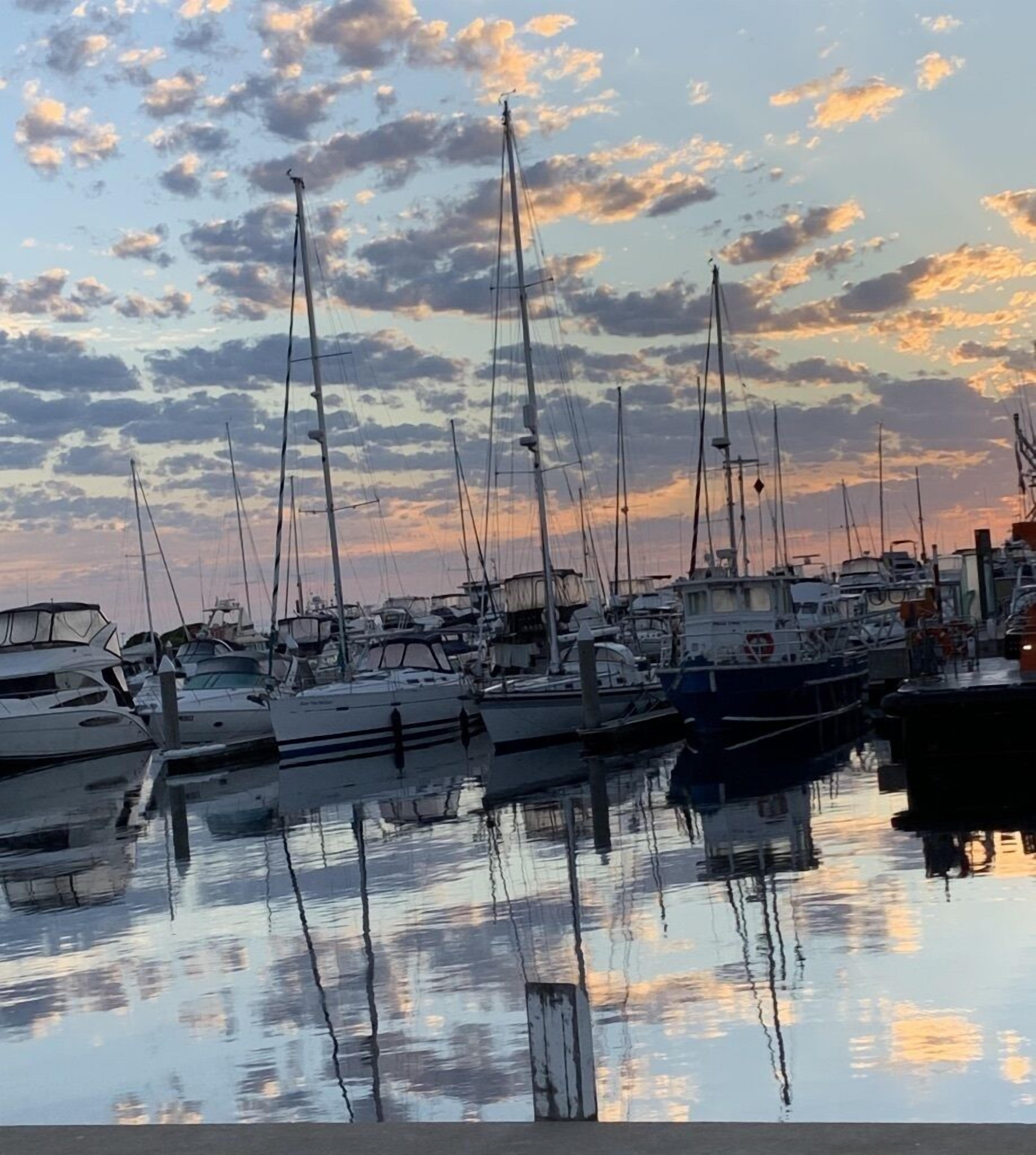 Queencliff Harbour 5 minutes walk 