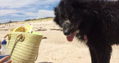 The Only white Beachfront House in pt Broughton - 3 Beds + spa PET Friendly
