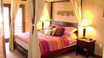 3 bedrooms, internet, bed sheets