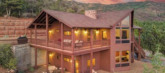 Cabine à flanc de colline avec une vue imprenable!